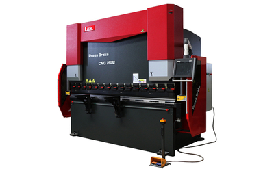 Freno de prensa servo CNC con sistema DELEM DA58T, LZK China Red Series HPB-250T3200, 4 + 1 ejes